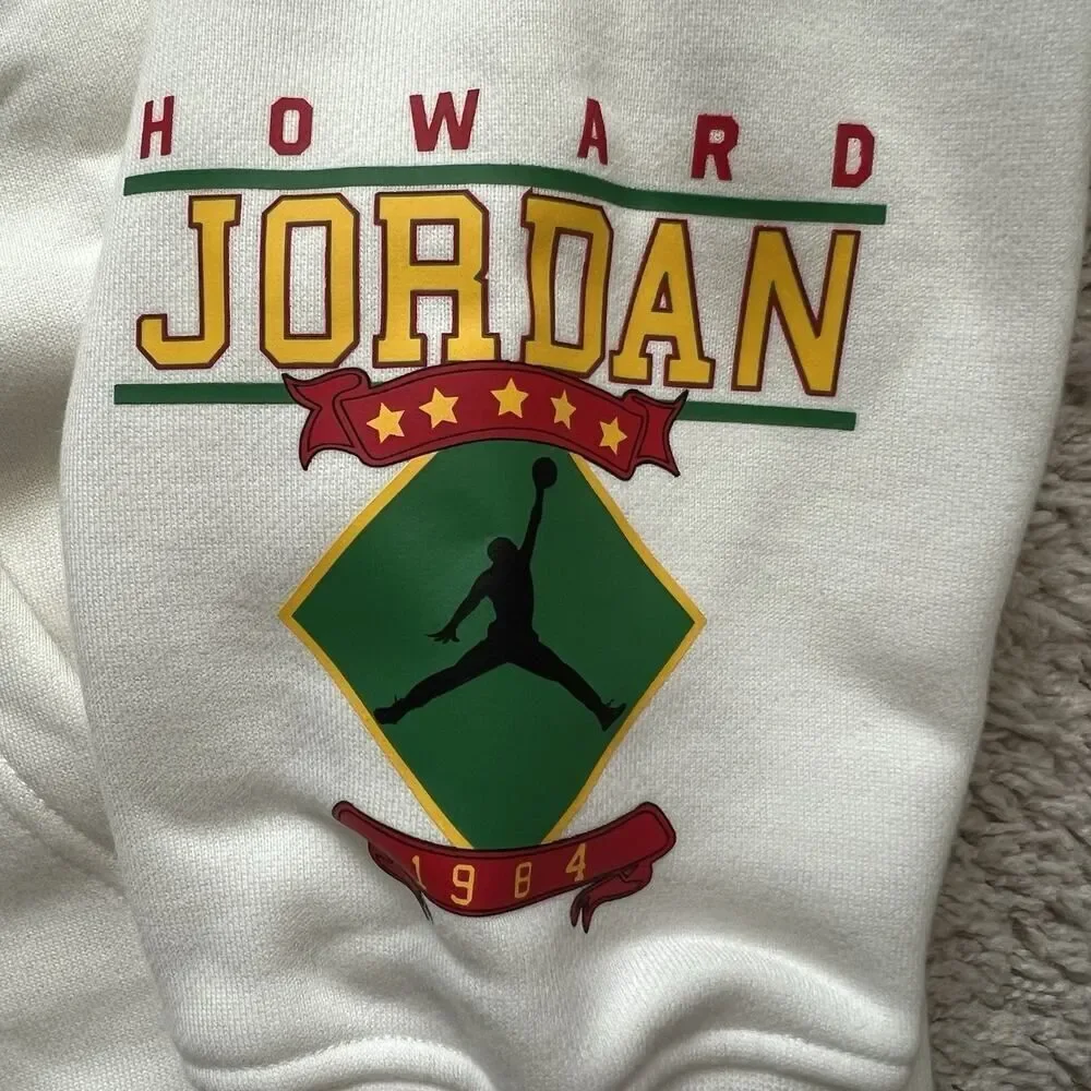Jordan Men’s Size Large DC Howard University Fleece Hoodie HJ5908-133 NWT